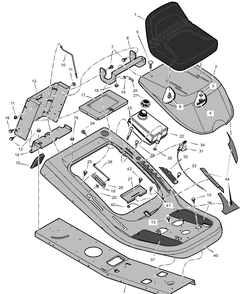 Part Location Diagram of F-020605L Murray Book, Instruction